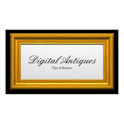 Picture Frame Business Card Template gold picture frame business card template zazzle Picture Frame Business Card Template gold picture frame business card template zazzle