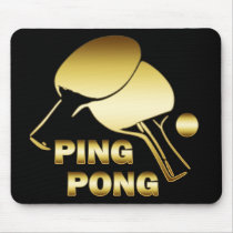GOLD PING PONG mousepads