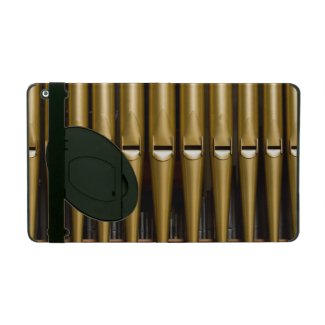 Gold pipes iCase for iPad with kickstand