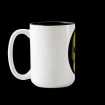 Gold Pirate Skull mugs