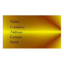 Gold Plated Business Card Template