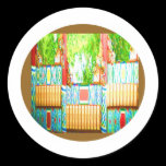 Gold Plated Chinese Windows stickers