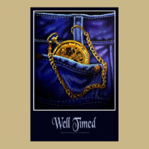 Gold Pocketwatch posters
