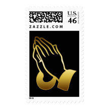 GOLD PRAYING HANDS STAMPS