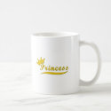 Gold Princess Mug