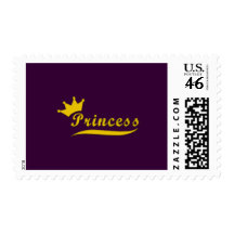 Gold Princess Postage Stamp