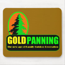 Gold Prospecting Panning Outdoor Family Mousepad by GoldProspectingShirt Gold Prospecting Panning Outdoor Family Mousepad