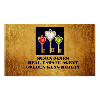 GOLD REAL ESTATE BUSINESS CARD