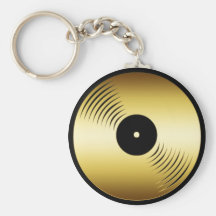 GOLD RECORD ALBUM KEY CHAINS