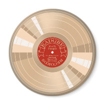 Gold Record Refrigerator Magnet