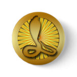 GOLD RETRO COBRA PIN
