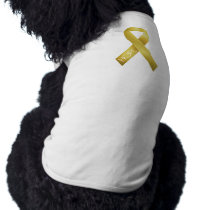 Gold Ribbon pet clothing
