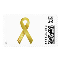 Gold Ribbon postage
