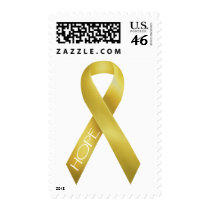 Gold Ribbon postage