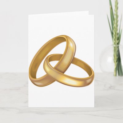 Gold Wedding Rings Intertwined Fully customizable