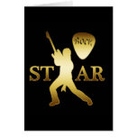 GOLD ROCK STAR cards