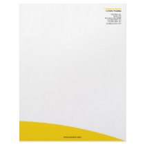 Gold Rolling Hill Letterhead