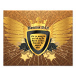 Gold Romans 8:14, Sons of God Photograph