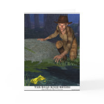 Gold Rush Begins Christmas or Birthday Card by GoldProspectingShirt Gold Rush Begins Christmas or Birthday Card