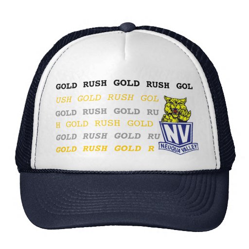 GOLD RUSH (FIXED) TRUCKER HAT Zazzle