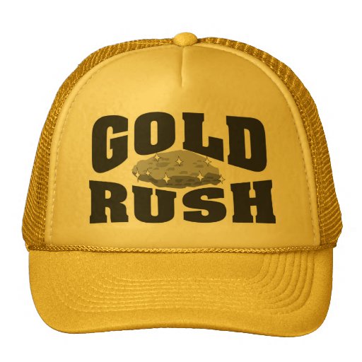 Gold Rush YLW Trucker Hat Zazzle