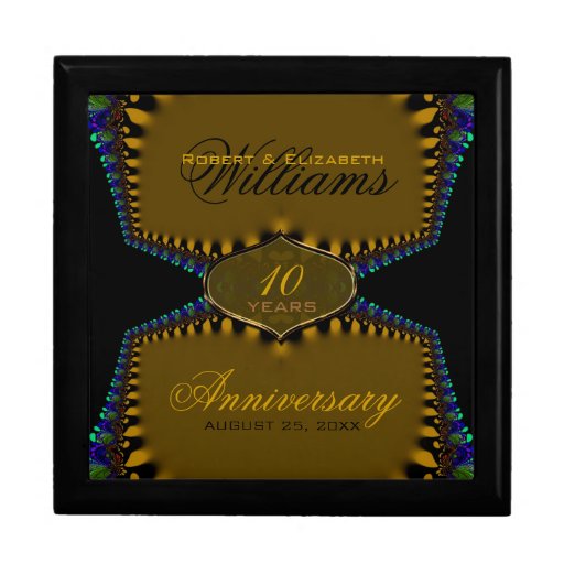 gold_satin_lace_wedding_anniversary_gift_box ...