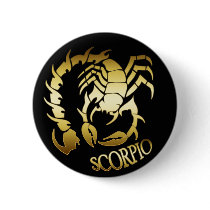 GOLD SCORPIO BUTTON