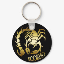 GOLD SCORPIO keychains by dgpaulart GOLD SCORPIO keychains