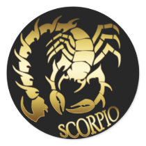 GOLD SCORPIO stickers by dgpaulart GOLD SCORPIO stickers