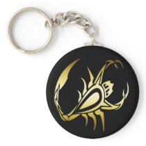 GOLD SCORPION KEYCHAIN