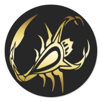 GOLD SCORPION stickers by dgpaulart GOLD SCORPION stickers