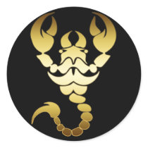 GOLD SCORPION stickers by dgpaulart GOLD SCORPION stickers