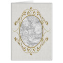 Gold Scroll Frame Card by AJsGraphics Gold Scroll Frame Card