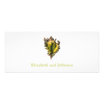 Gold Sea Shell Modern Wedding Invitation
