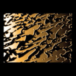 Gold Sheet Engrave Pattern posters