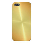 Gold Shiny Stainless Steel Metal iPhone 5 Cover