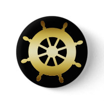 GOLD SHIP WHEEL buttons