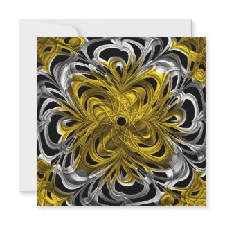 Gold & Silver Invitation invitation