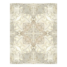 Gold & Silver Kaleidoscope Personalized Letterhead