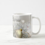 Gold & Silver Shimmer Christmas Ornaments Mugs