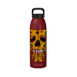 Gold skull water bottles