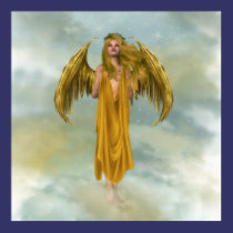 Gold Sky Angel posters