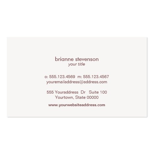 Gold Snake Skin and Linen Fashion Boutique Business Card Templates (back side)