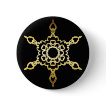 GOLD SNOWFLAKE buttons