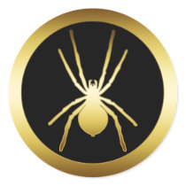 GOLD SPIDER STICKER