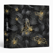Gold Spiders Business Binder