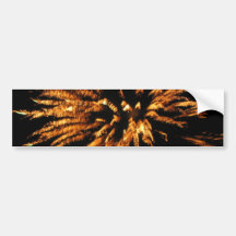 Gold Splash Bumper Sticker