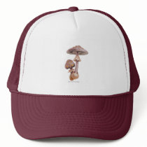 Gold Spotted Mushrooms Hat