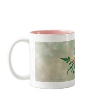 Gold Spotted Mushrooms, Star Flowers Drinkware mugs