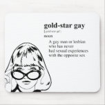 GOLD-STAR GAY mousepads